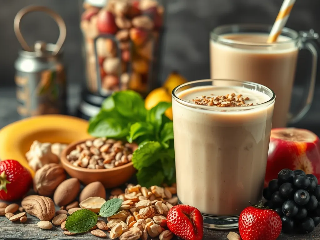 Koktajle proteinowe – domowe receptury z odżywką lub naturalnym białkiem